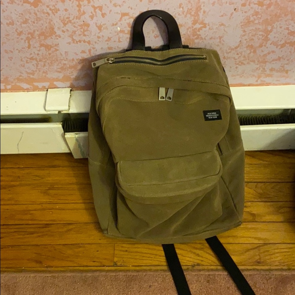 Jack Spade Suede Backpack